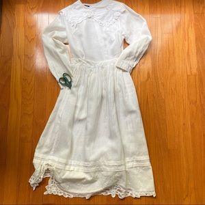 Vintage 1970’s Battenburg lace skirt & blouse